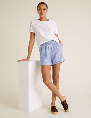 Linen Rich Shorts - BE