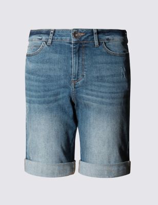 Boyfriend Denim Shorts | Indigo Collection | M&S