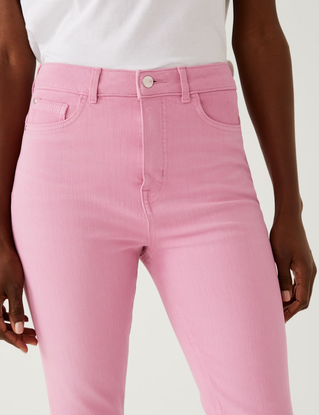 Magic Shaping Denim Knee Length Shorts image 3