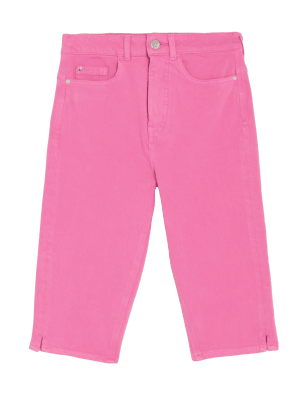 

M&S Collection Pantalón corto denim por la rodilla Magic ShapingWomens - Rose Pink, Rose Pink