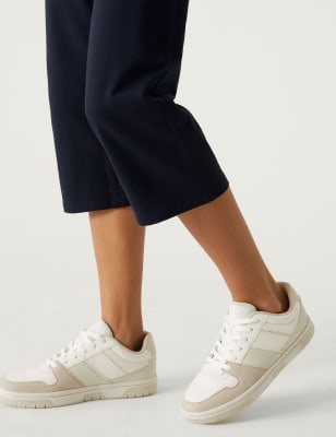 Cotton Rich Straight Leg Cropped Joggers - BE