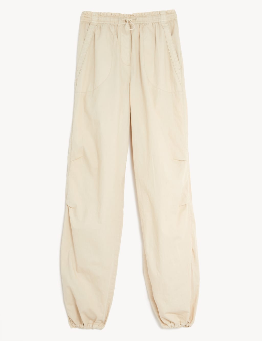 Pure Cotton Cuffed Parachute Trousers image 2