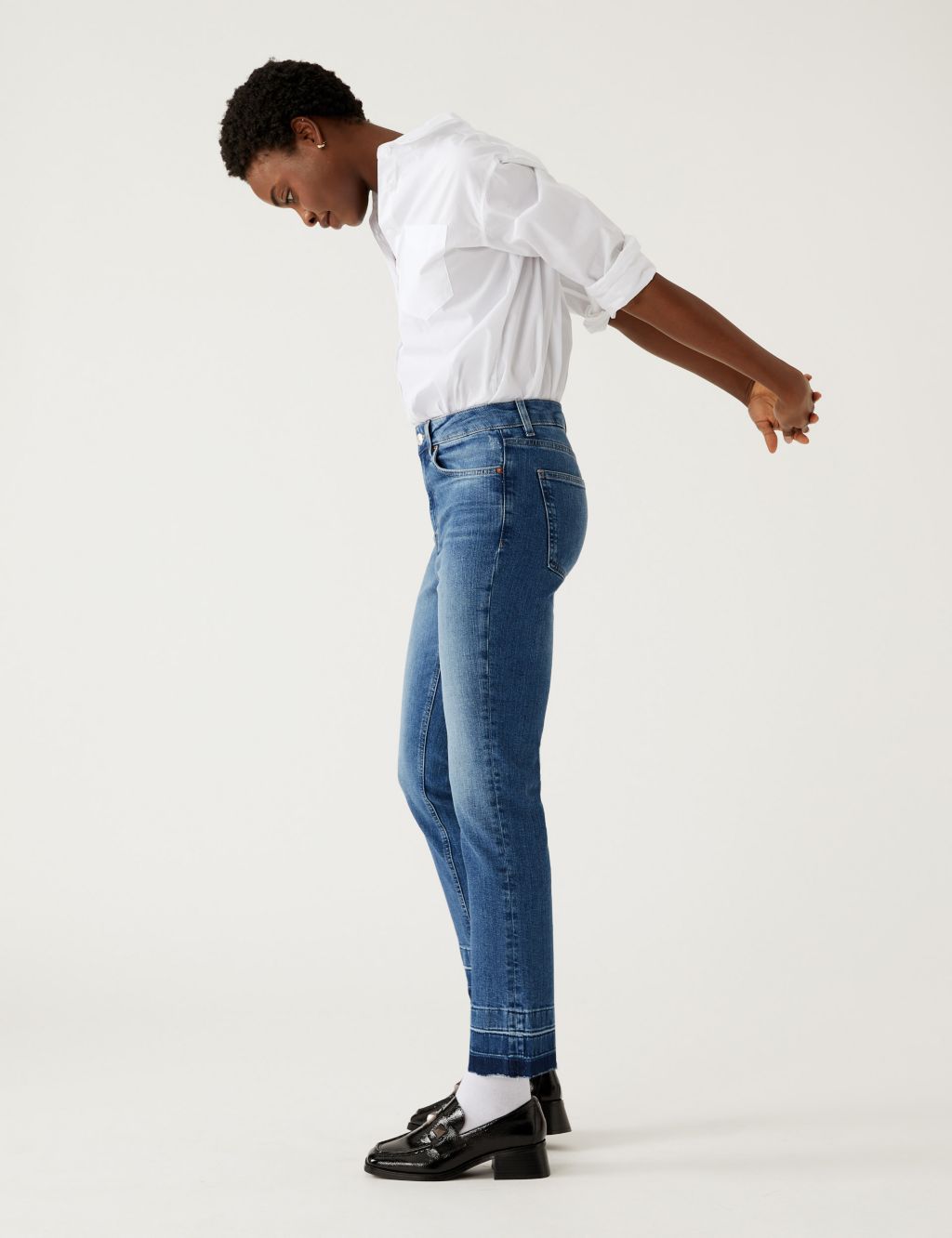 Slim Fit Ankle Grazer Jeans image 4