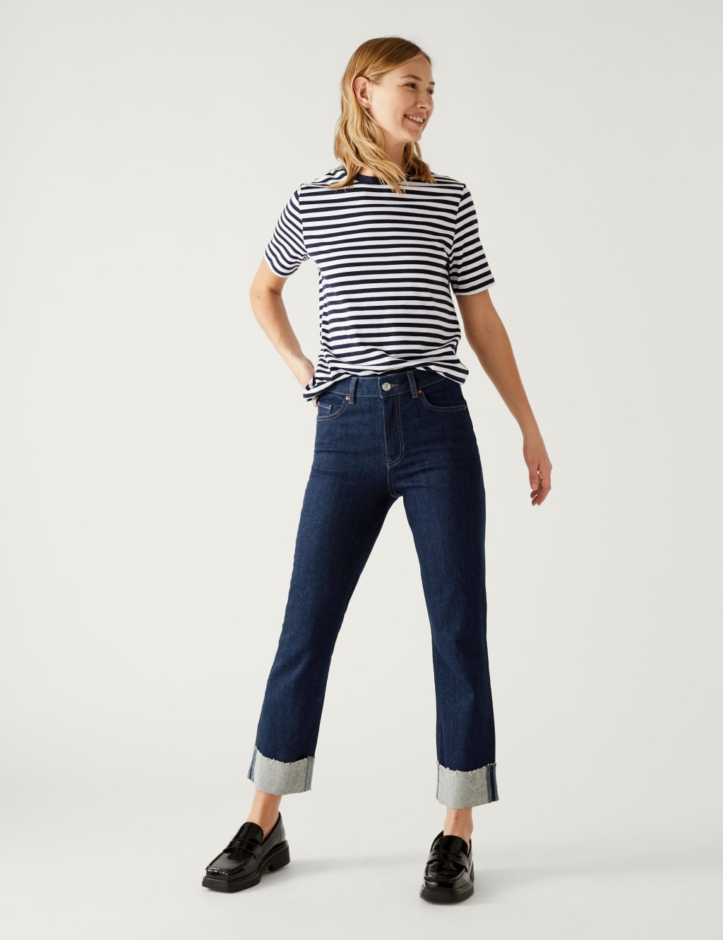 Slim Fit Ankle Grazer Jeans image 4
