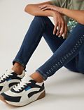 Ivy High Waisted Skinny Ankle Grazer Jeans