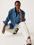 Linen Rich Wide Leg Trousers