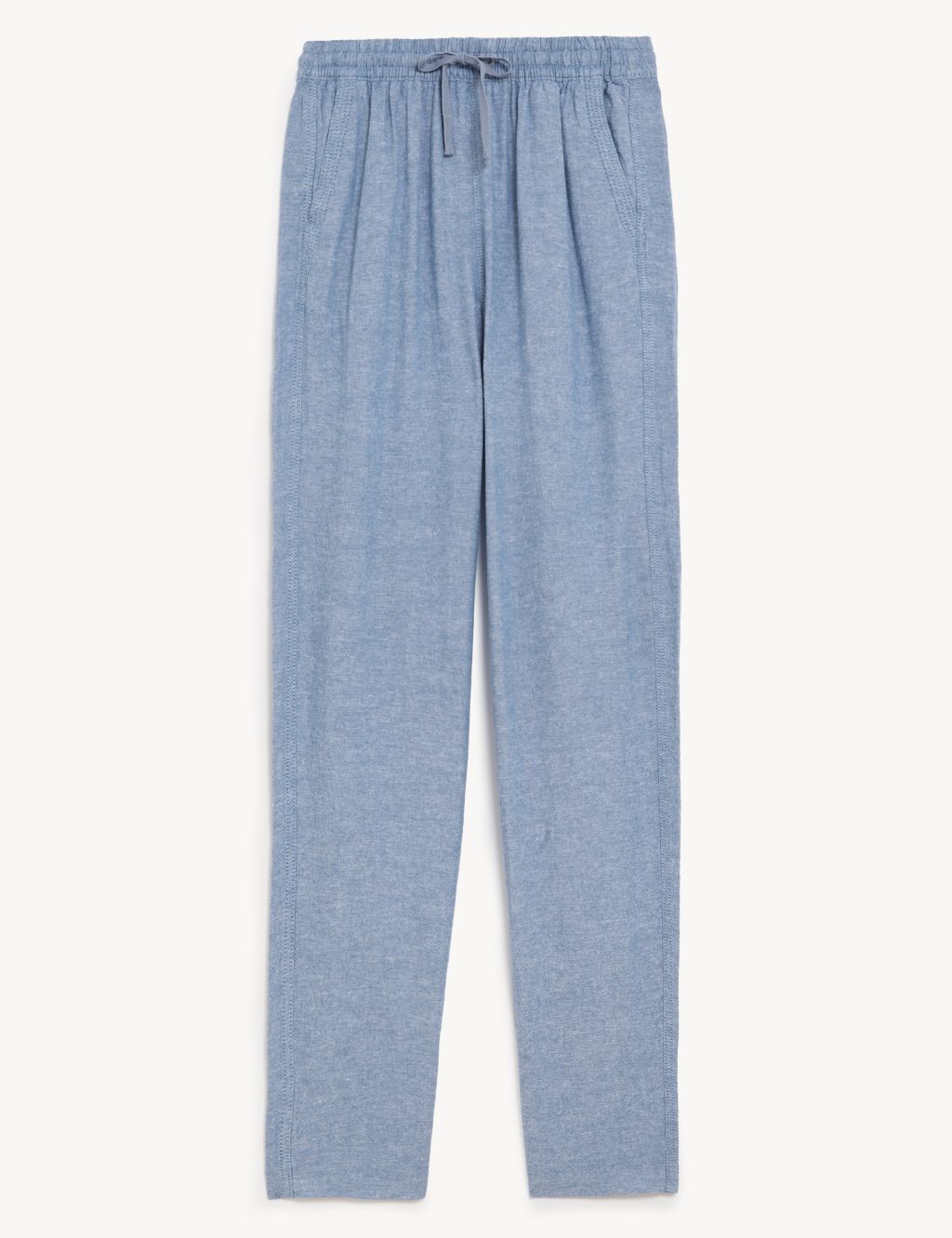 Linen Rich Tapered Trousers image 2