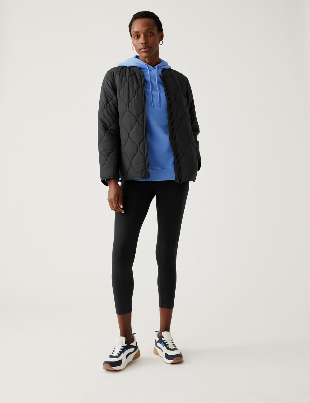 High Waisted Cropped Leggings image 2