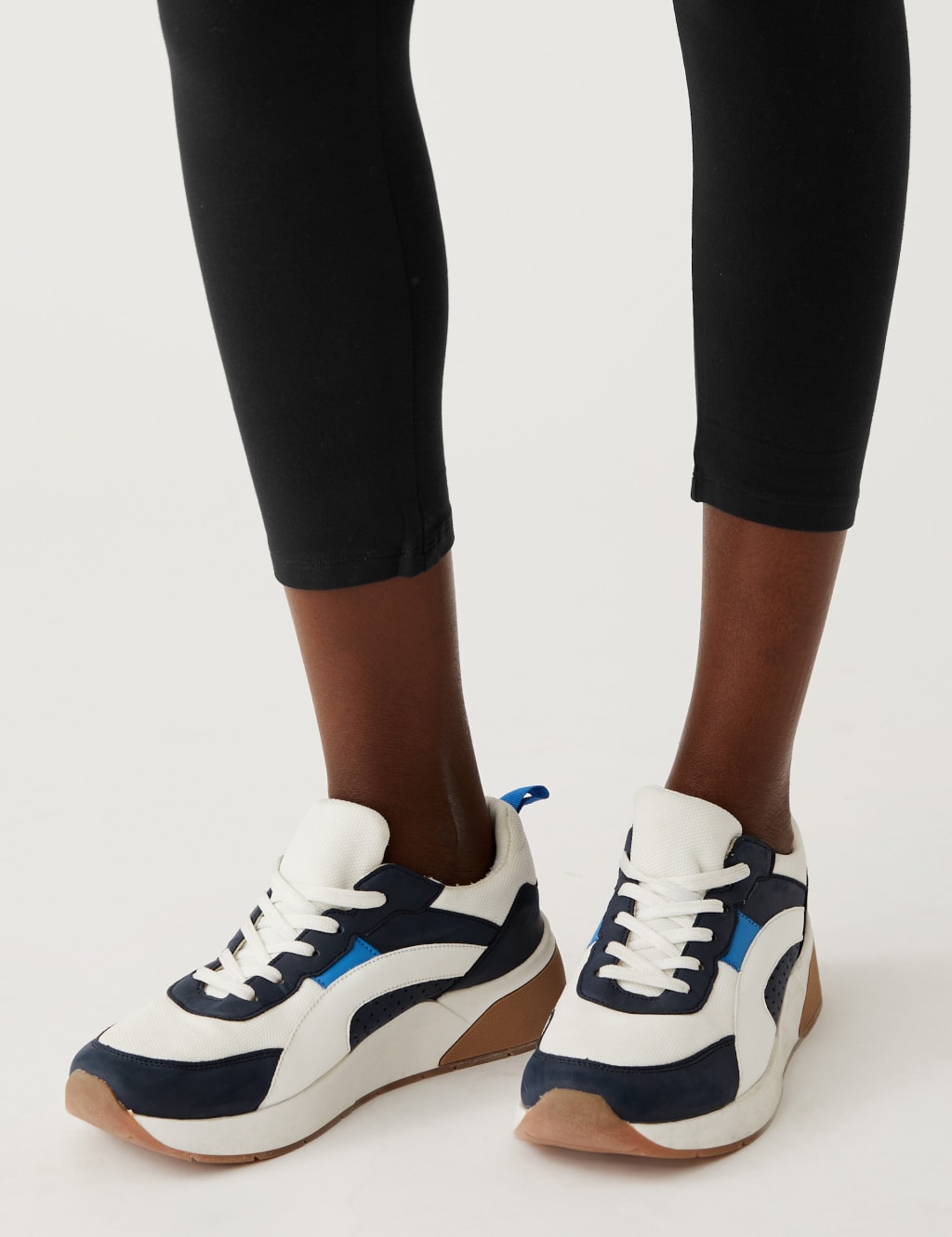 High Waisted Cropped Leggings image 4