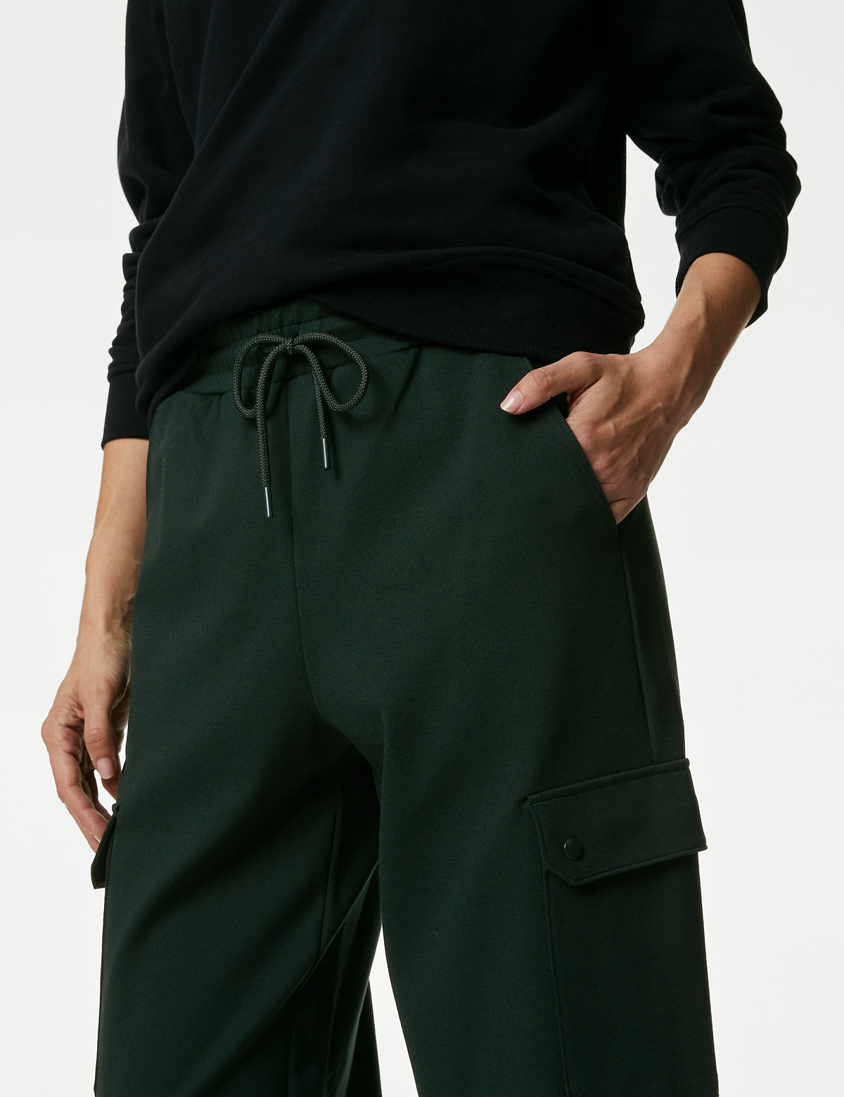 Ponte Utility Tapered Ankle Grazer Joggers