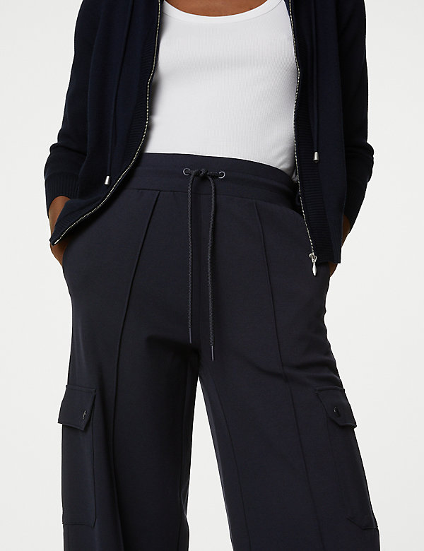 Ponte Utility Wide Leg Trousers - AT