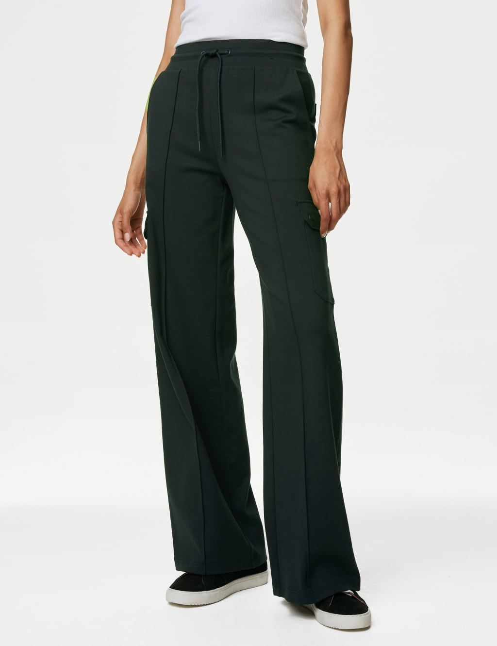 Ponte Utility Wide Leg Trousers image 3