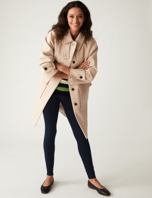 

M&S Collection Leggings de cintura alta abrigadosWomens - Navy, Navy