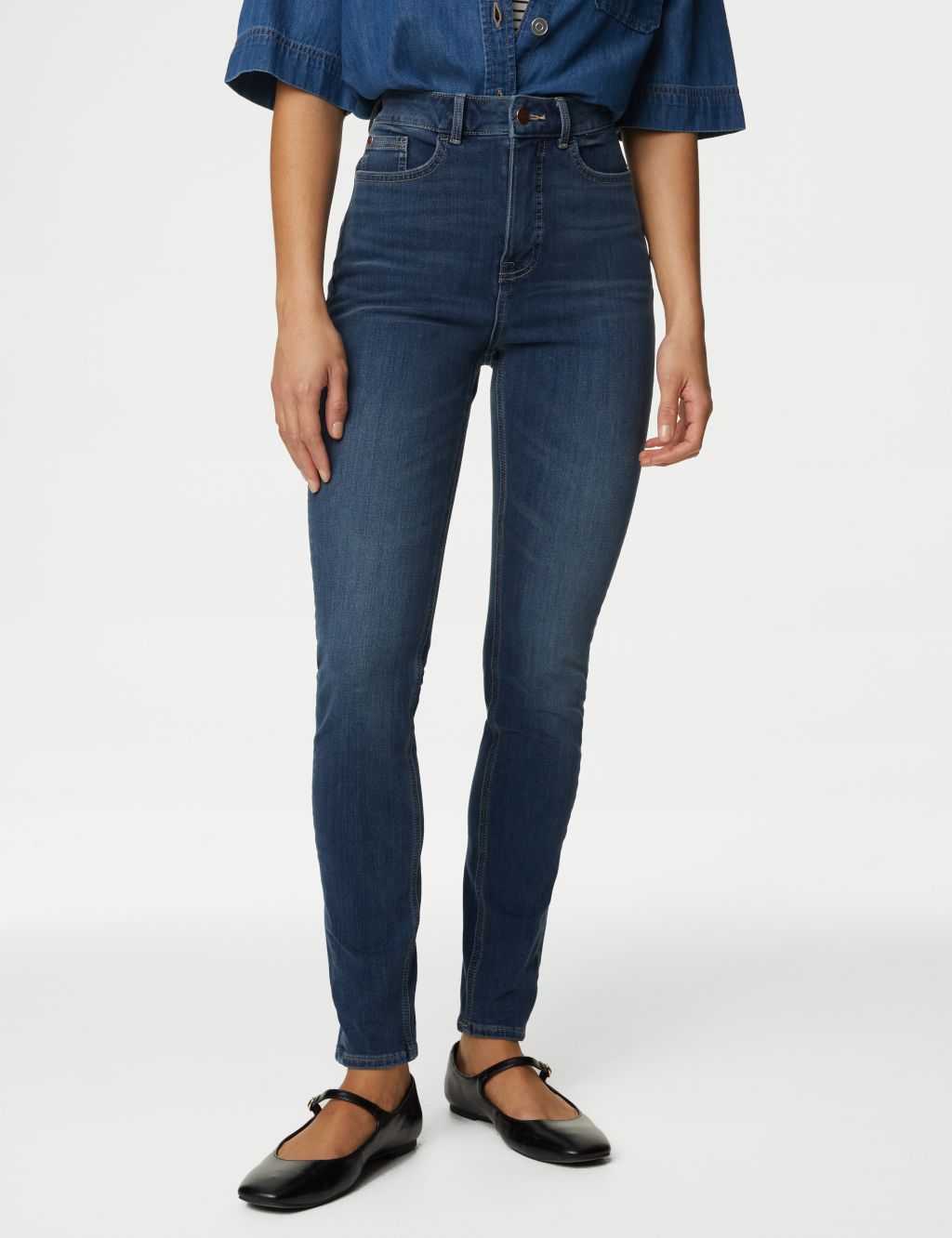 Magic Shaping High Waisted Skinny Jeans image 3