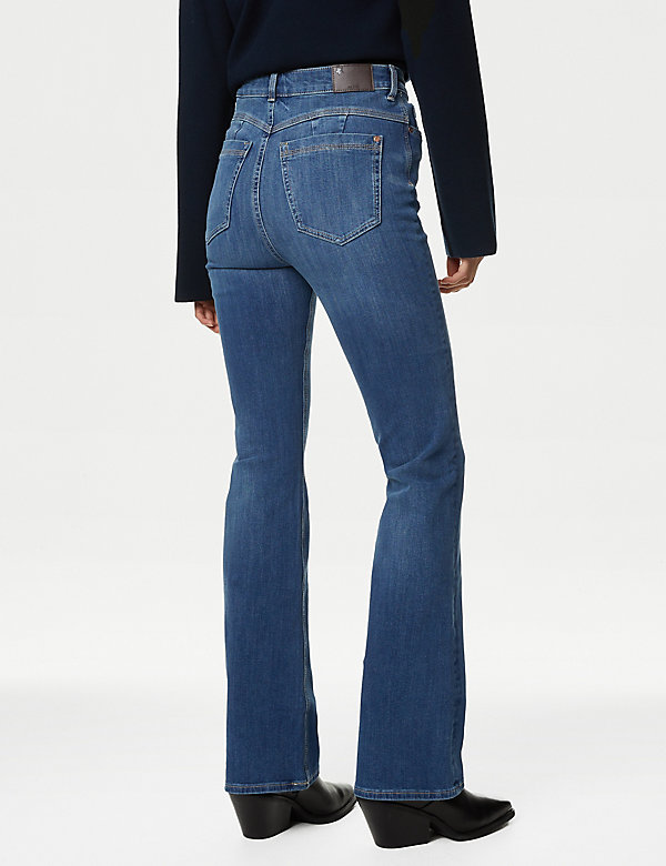 Magic Shaping High Waisted Slim Flare Jeans - OM