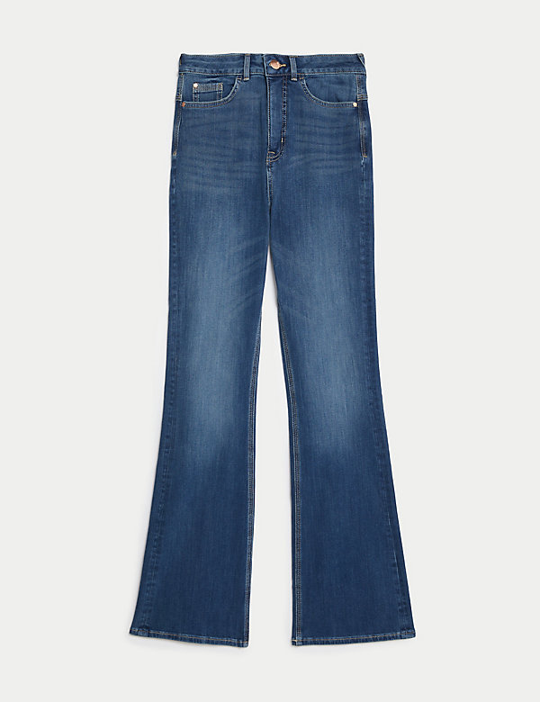 Magic Shaping High Waisted Slim Flare Jeans - DK