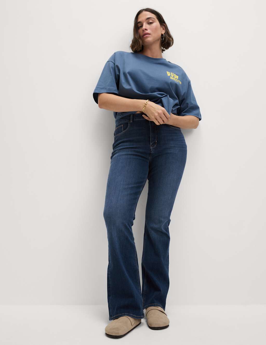 Petite Flared Clothing M S