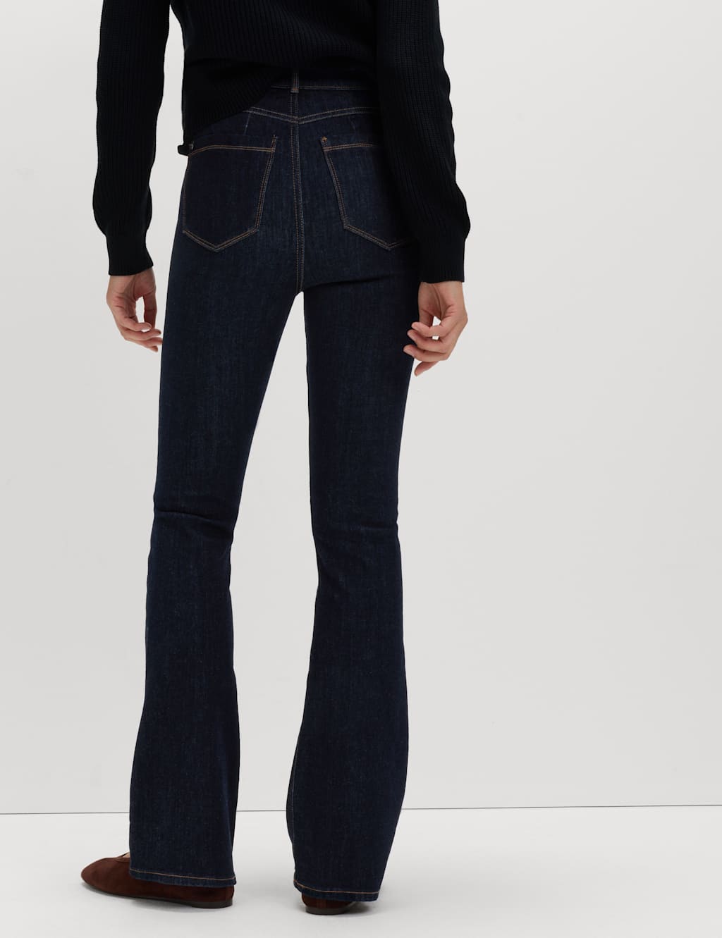 Women's High Waisted Jeans M&S