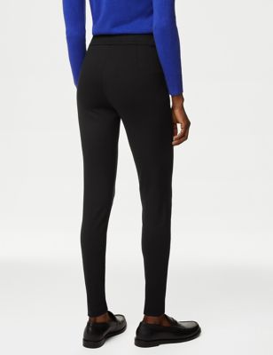 Graphic Accent Zip-Up Leggings - Women - Ready-to-Wear