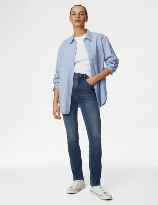 Lily Magic Shaping High Waisted Jeans, M&S Collection