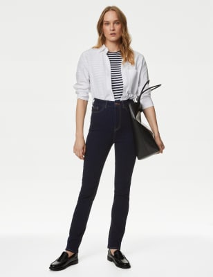 M&s ladies best sale high waisted jeans