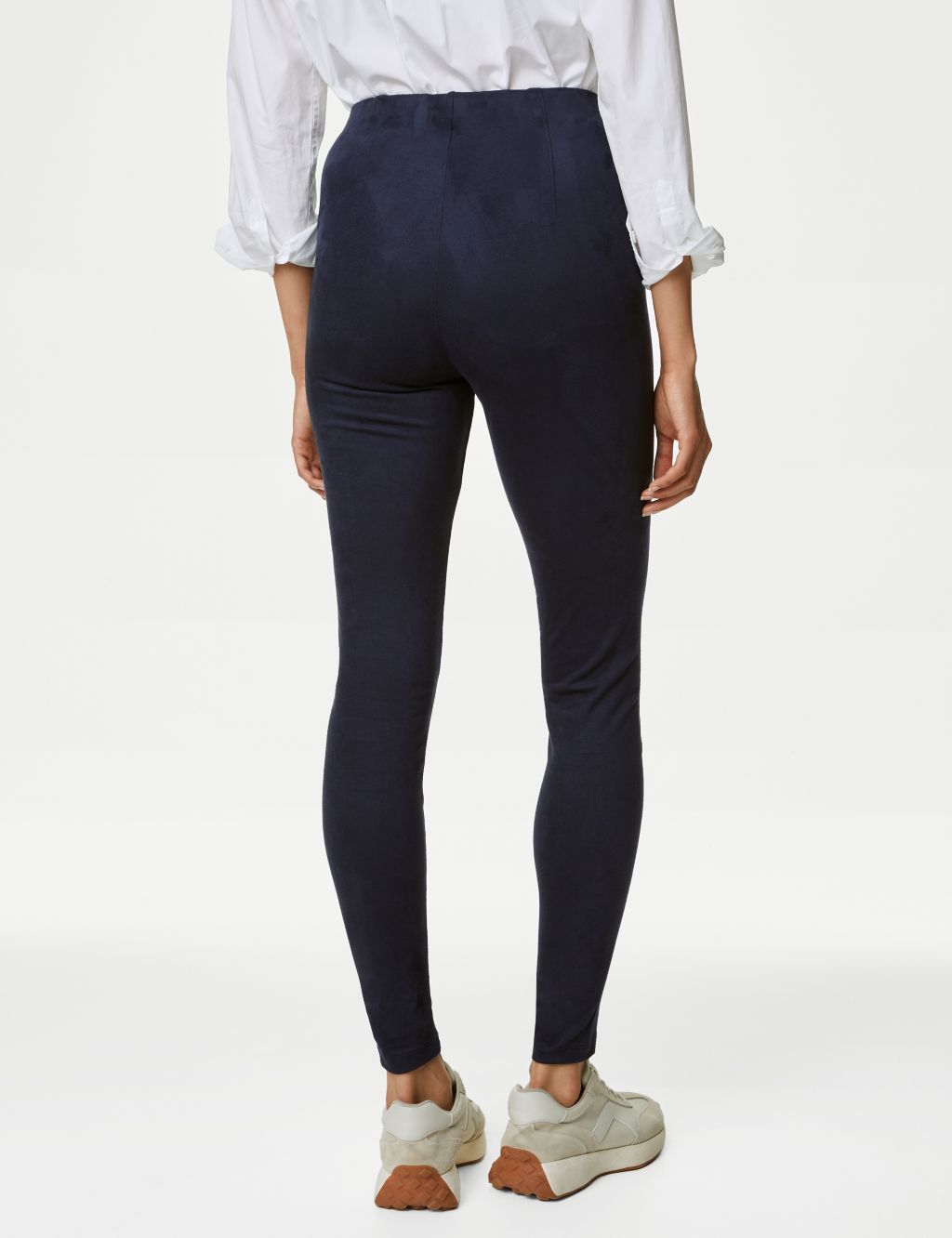 Suedette High Waisted Leggings image 5