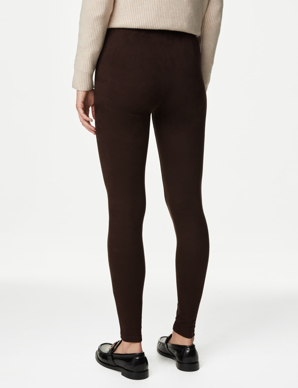 Suedette High Waisted Leggings image 5
