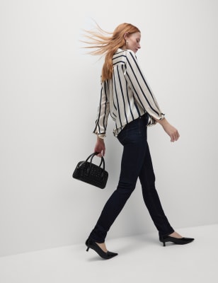 

Womens M&S Collection Lily Magic Shaping High Waisted Jeans - Indigo Mix, Indigo Mix