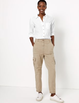 marks and spencer womens casual trousers