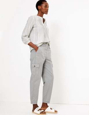 ladies casual trousers marks and spencer