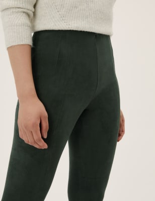 Suedette High Waisted Leggings