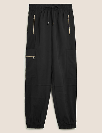 Utility Drawstring Tapered Joggers
