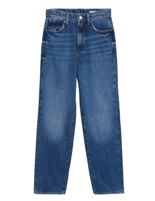 

Womens M&S Collection Dad Jeans - Indigo, Indigo