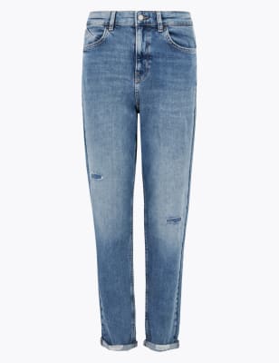 Boyfriend Jeans Blue Denim