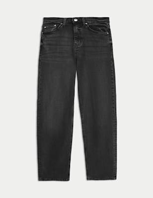 grey ankle grazer jeans