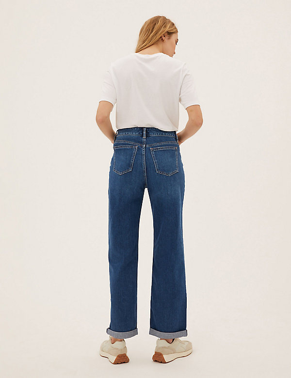 Boyfriend Jeans With Recycled Cotton - MK