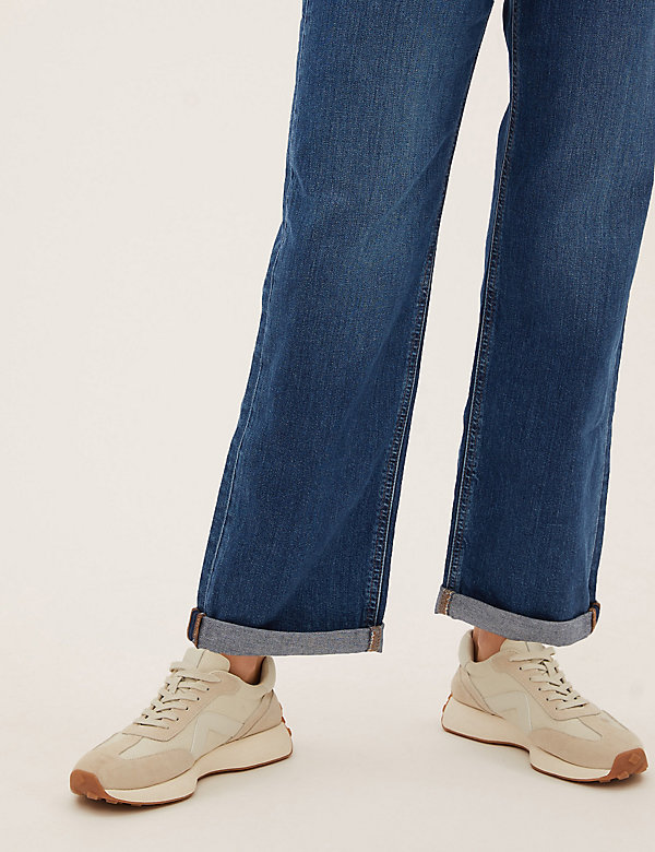 Boyfriend Jeans With Recycled Cotton - MK