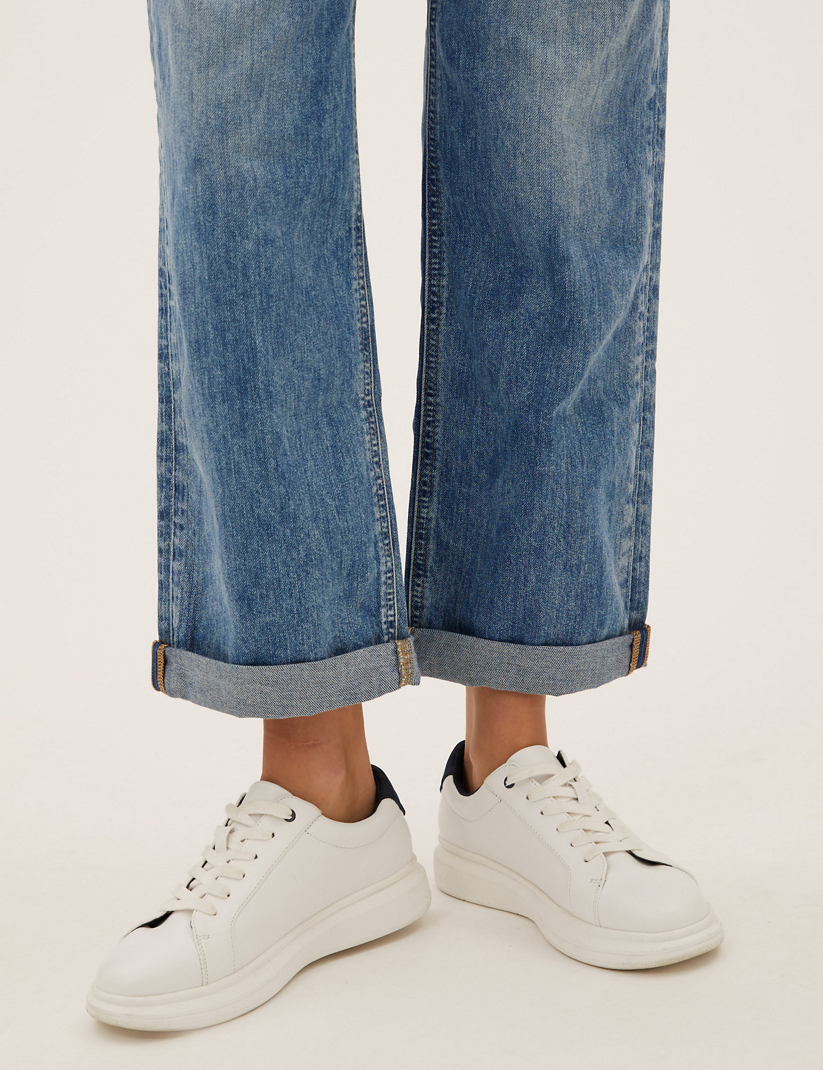 Boyfriend Jeans With Recycled Cotton