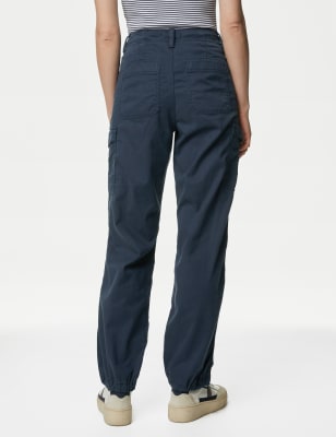 Relaxed Lyocell Straight-Leg Pants