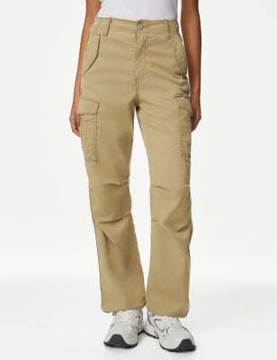 Lyocell™ Rich Cargo Straight Leg Trousers