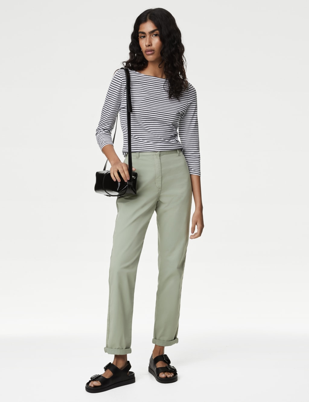 Womens Green Summer Trousers