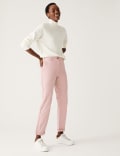 Cotton Rich Tea Dyed Slim Fit Chinos