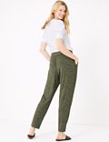 Jersey Tapered Ankle Grazer Trousers