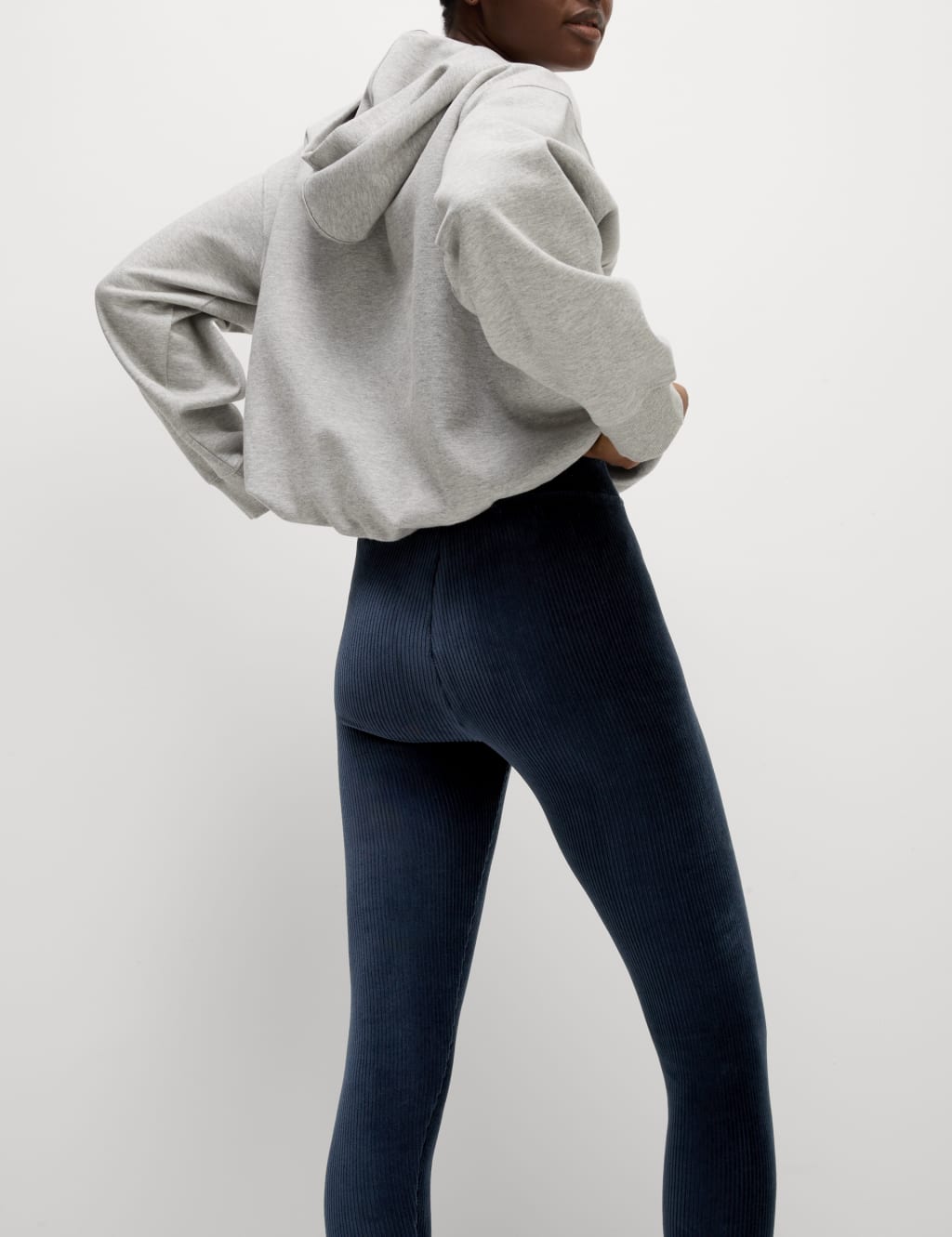 Cord High Waisted Leggings image 3