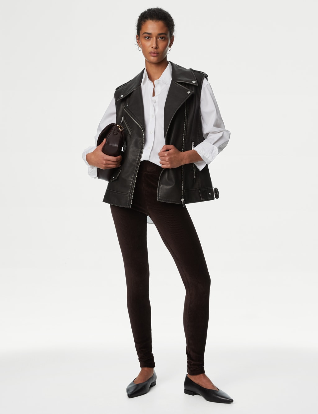 Ladies brown cheap leggings uk