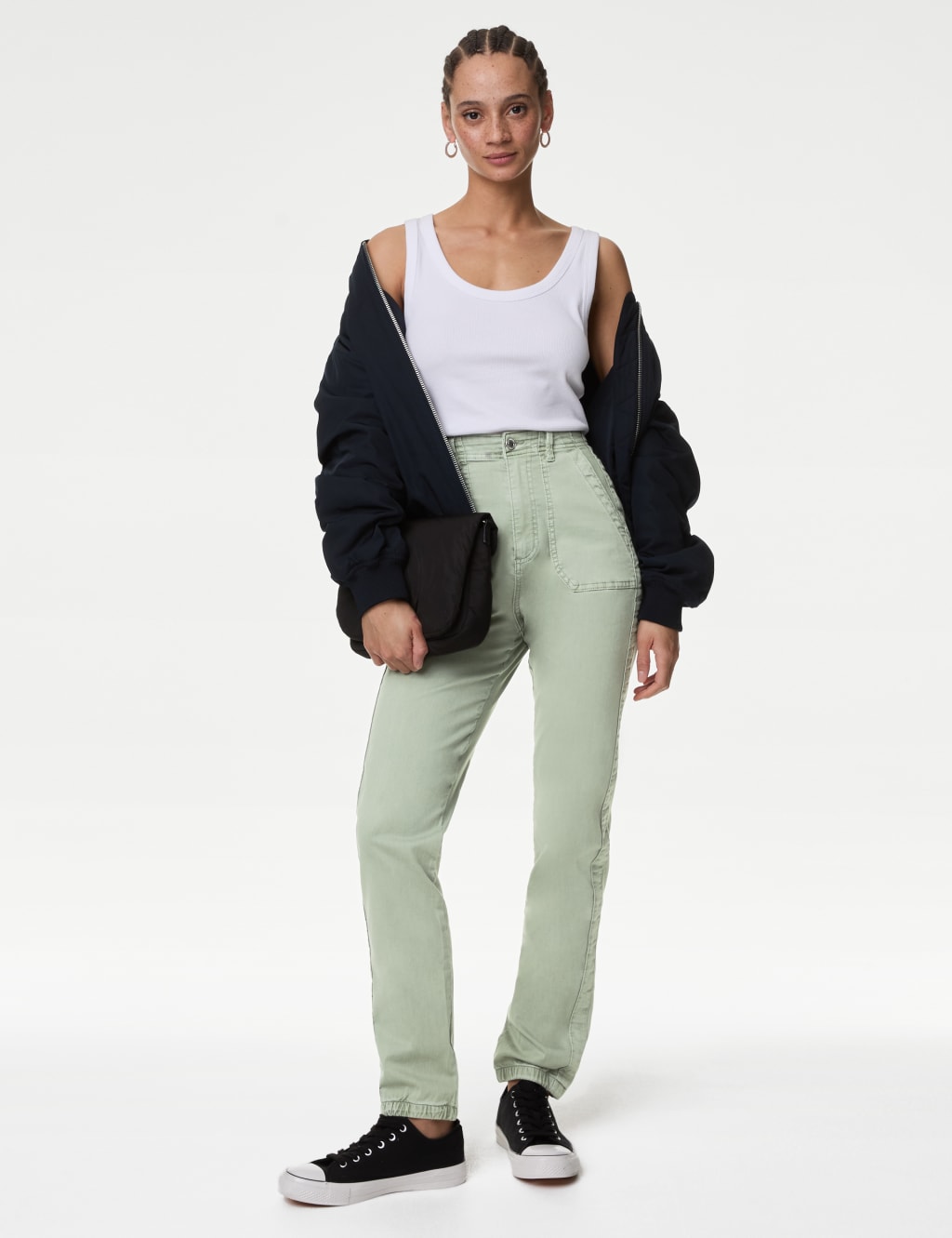 Buy Green Track Pants for Women by Marks & Spencer Online