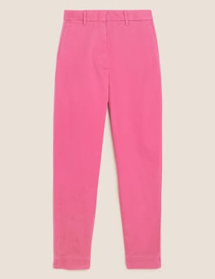 pink pencil pants