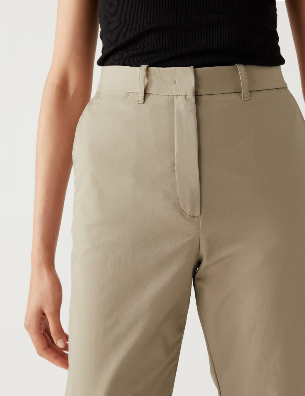 Cotton Rich Tapered Chinos image 3