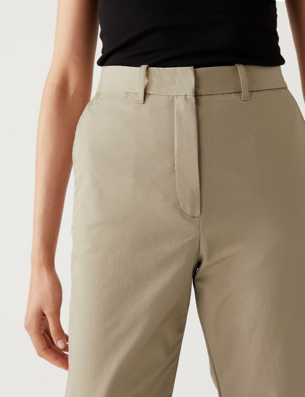 Cotton Rich Tapered Chinos image 4