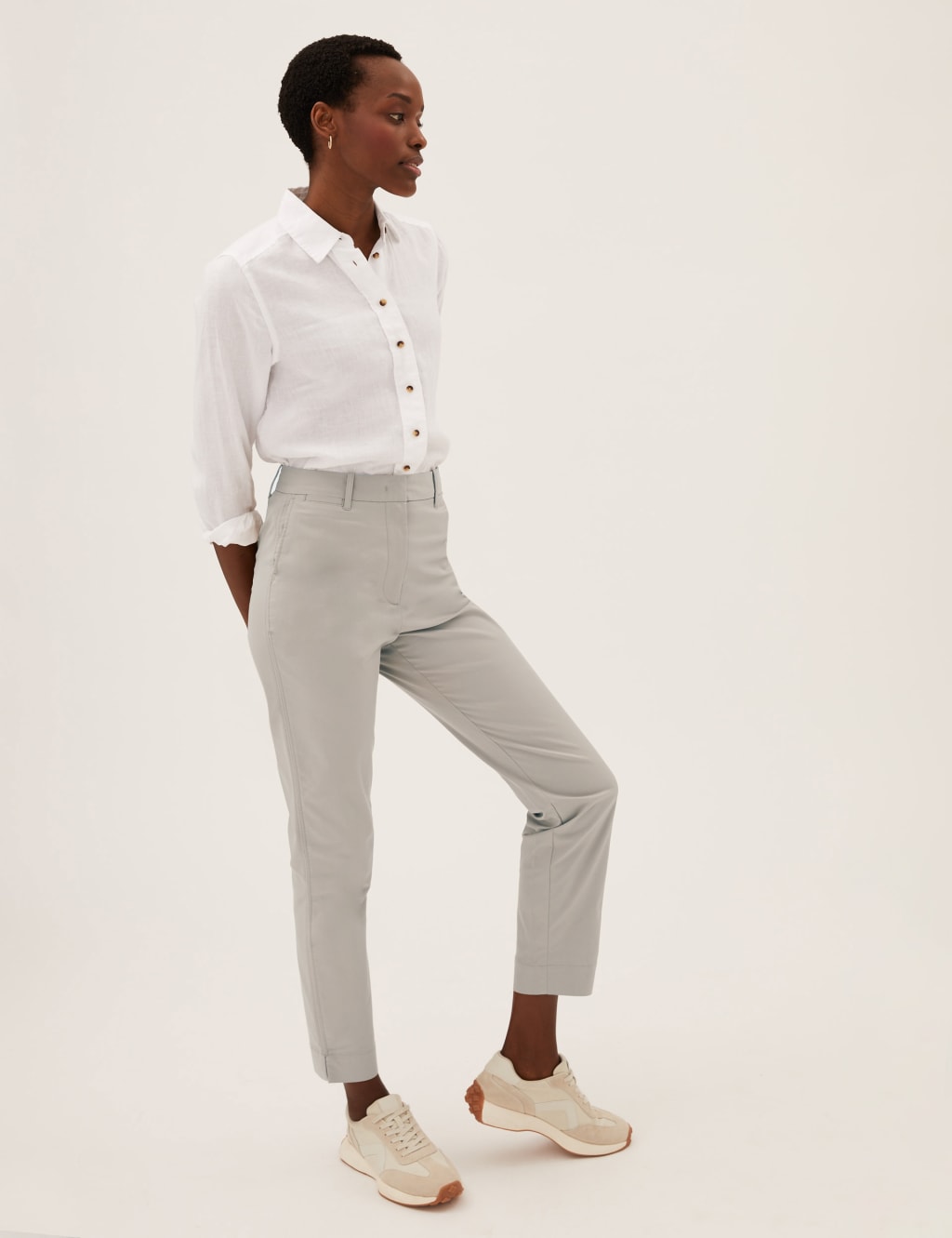 Women's Petite Chinos M&S